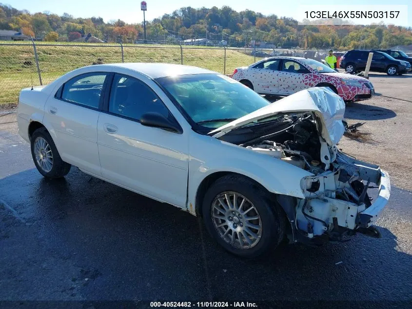 2005 Chrysler Sebring VIN: 1C3EL46X55N503157 Lot: 40524482