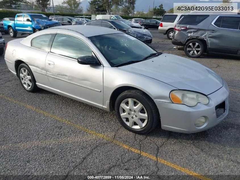 2005 Chrysler Sebring VIN: 4C3AG42G95E033013 Lot: 40772859