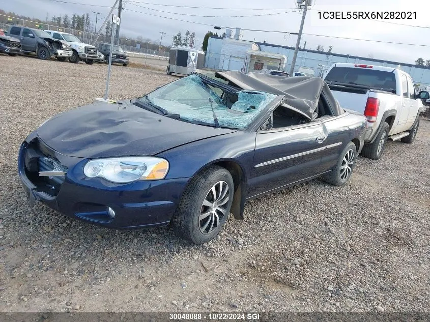 2006 Chrysler Sebring Touring VIN: 1C3EL55RX6N282021 Lot: 30048088