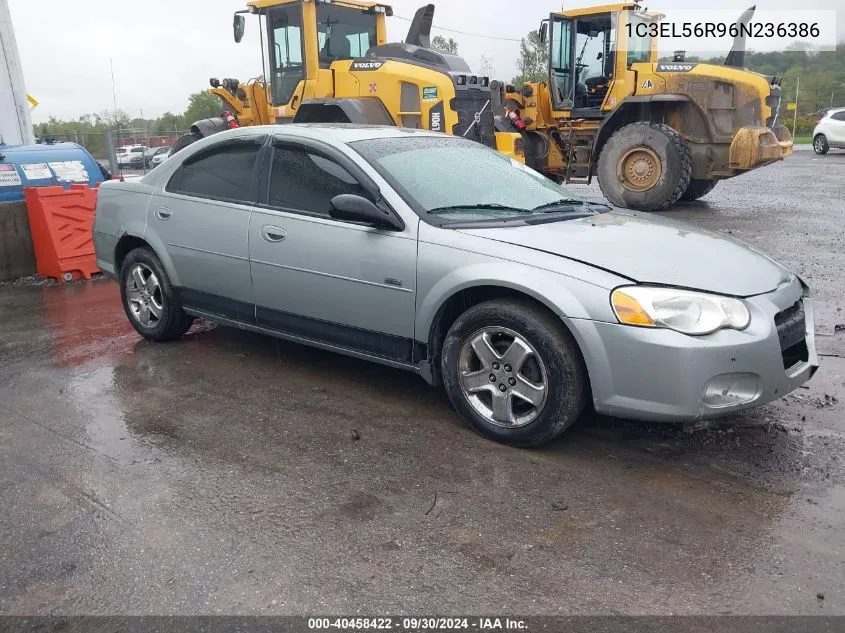 2006 Chrysler Sebring Touring VIN: 1C3EL56R96N236386 Lot: 40458422