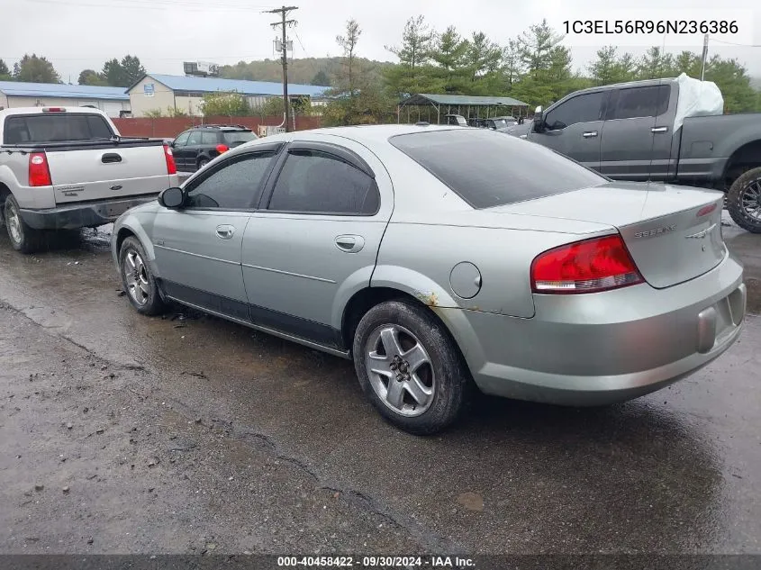 2006 Chrysler Sebring Touring VIN: 1C3EL56R96N236386 Lot: 40458422