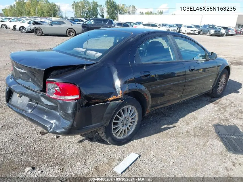 2006 Chrysler Sebring VIN: 1C3EL46X56N163235 Lot: 40480267