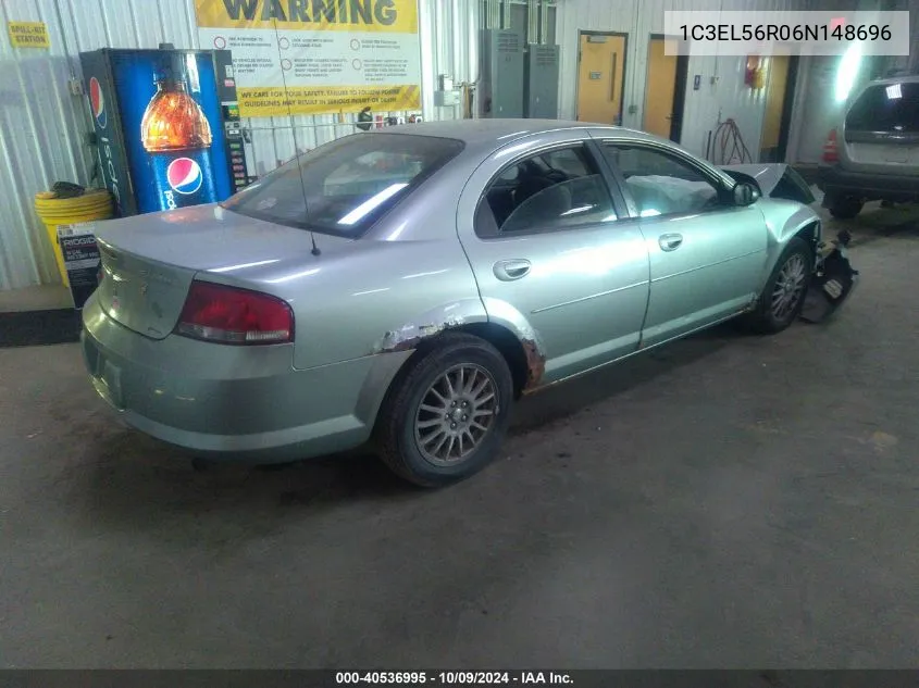 2006 Chrysler Sebring Touring VIN: 1C3EL56R06N148696 Lot: 40536995