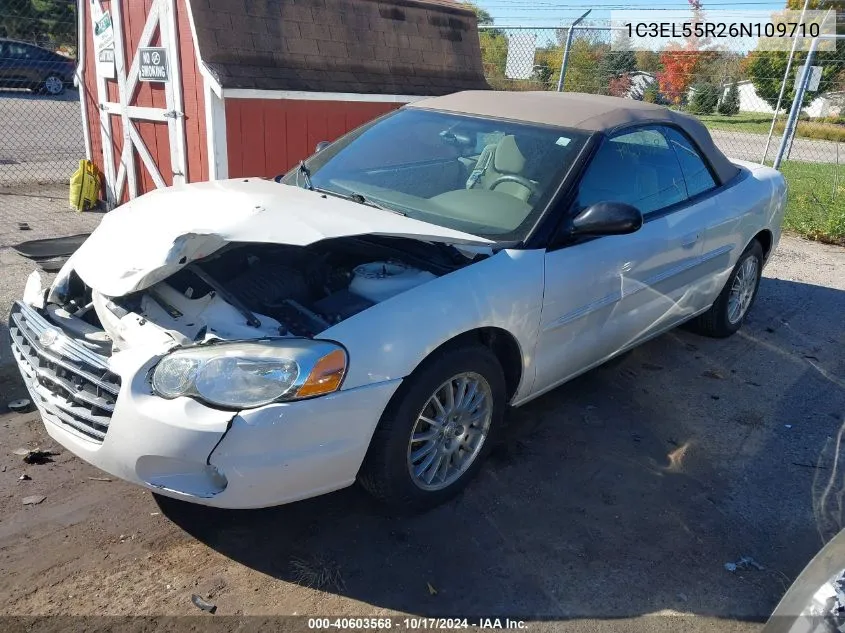 2006 Chrysler Sebring Touring VIN: 1C3EL55R26N109710 Lot: 40603568