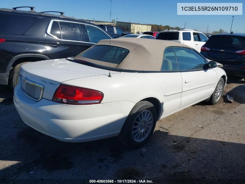 2006 Chrysler Sebring Touring VIN: 1C3EL55R26N109710 Lot: 40603568