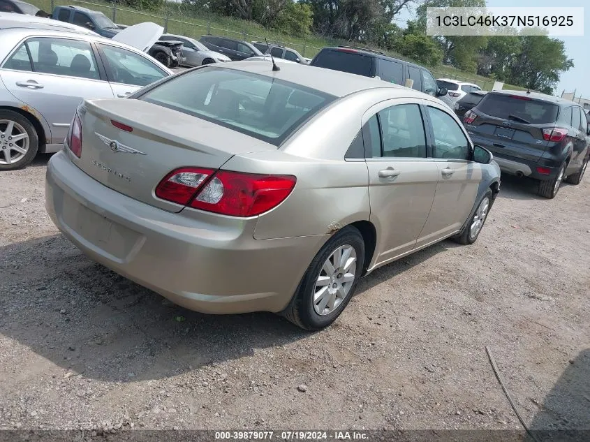 2007 Chrysler Sebring VIN: 1C3LC46K37N516925 Lot: 39879077