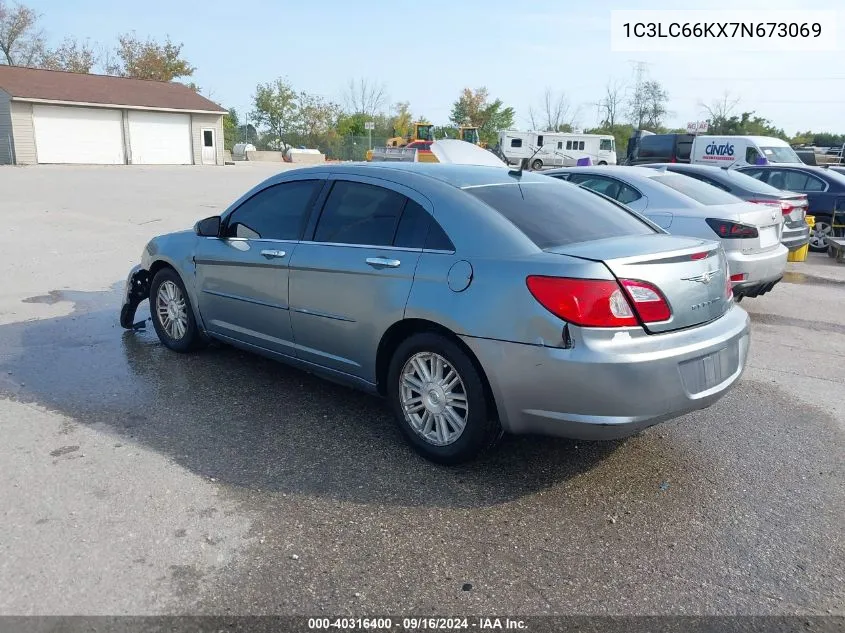 2007 Chrysler Sebring Limited VIN: 1C3LC66KX7N673069 Lot: 40316400