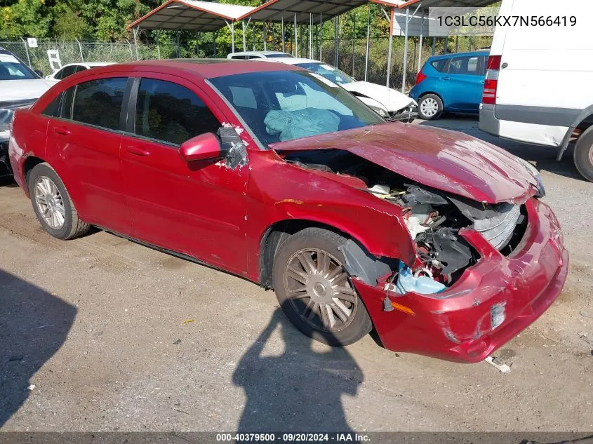 2007 Chrysler Sebring Touring VIN: 1C3LC56KX7N566419 Lot: 40379500