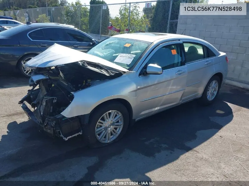 2007 Chrysler Sebring Touring VIN: 1C3LC56K77N528498 Lot: 40451586