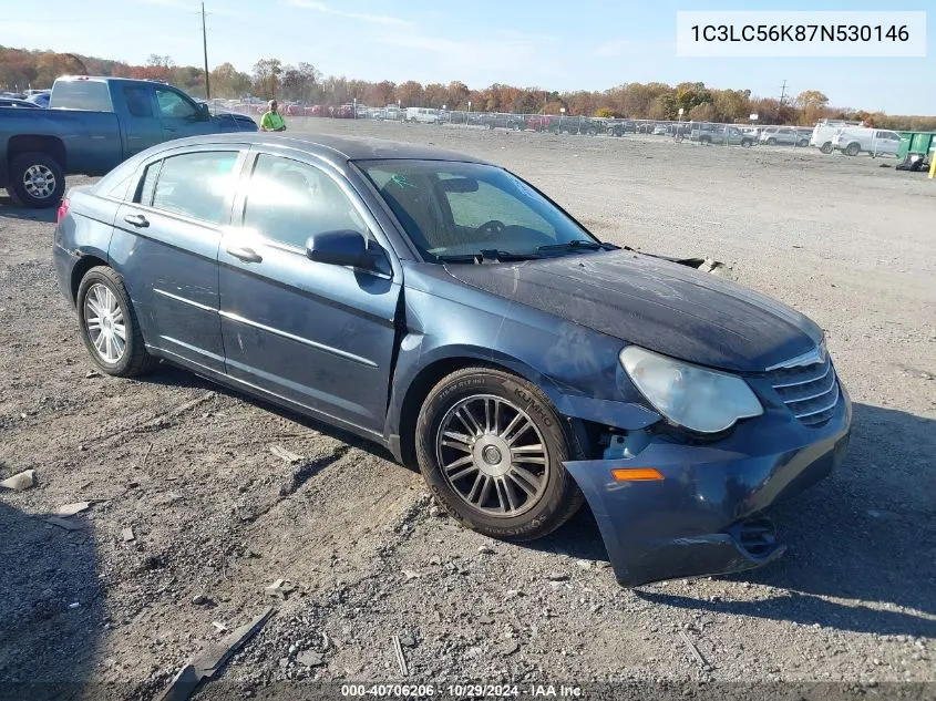 2007 Chrysler Sebring Touring VIN: 1C3LC56K87N530146 Lot: 40706206