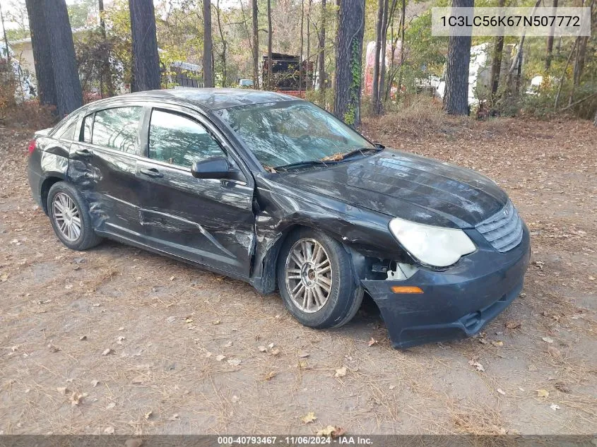 2007 Chrysler Sebring Touring VIN: 1C3LC56K67N507772 Lot: 40793467