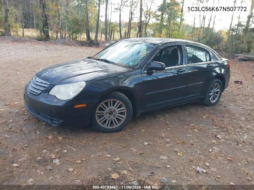 2007 Chrysler Sebring Touring VIN: 1C3LC56K67N507772 Lot: 40793467