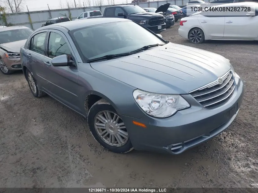 2008 Chrysler Sebring Lx VIN: 1C3LC46K08N282728 Lot: 12136671