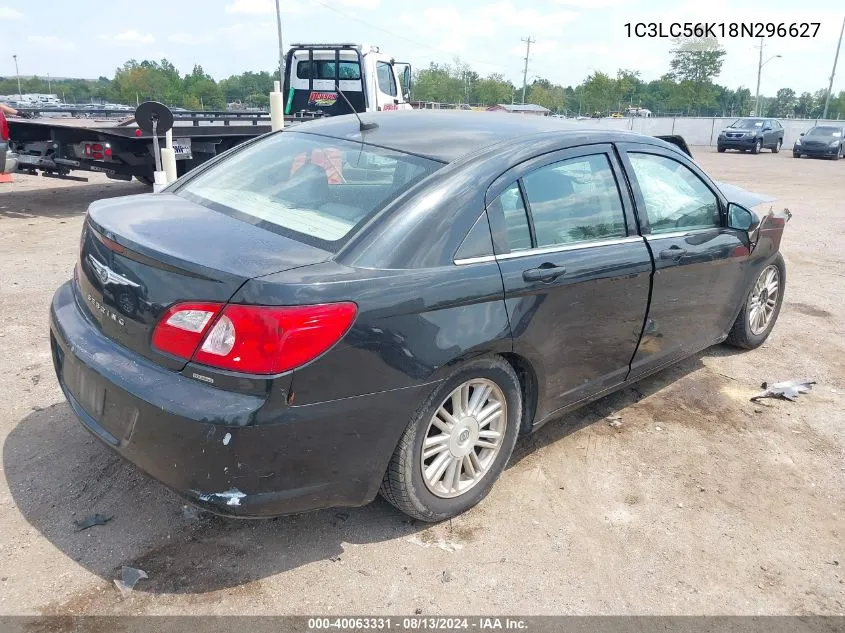 2008 Chrysler Sebring Touring VIN: 1C3LC56K18N296627 Lot: 40063331