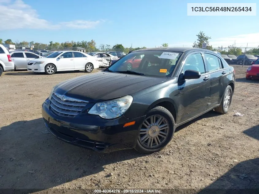 2008 Chrysler Sebring Touring VIN: 1C3LC56R48N265434 Lot: 40364276