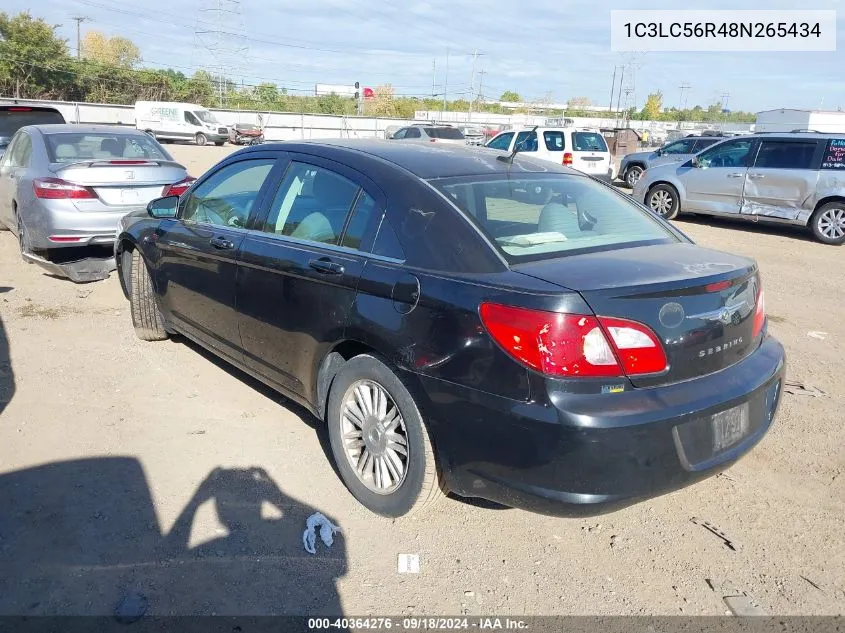 2008 Chrysler Sebring Touring VIN: 1C3LC56R48N265434 Lot: 40364276