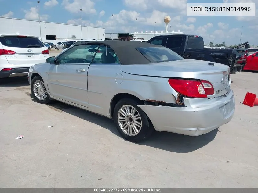 2008 Chrysler Sebring Lx VIN: 1C3LC45K88N614996 Lot: 40372772