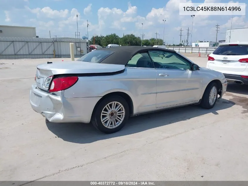 2008 Chrysler Sebring Lx VIN: 1C3LC45K88N614996 Lot: 40372772