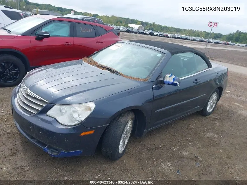 1C3LC55RX8N203019 2008 Chrysler Sebring Touring