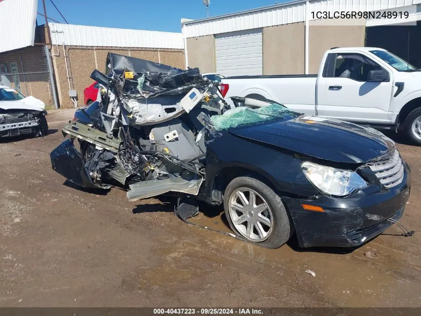 2008 Chrysler Sebring Touring VIN: 1C3LC56R98N248919 Lot: 40437223