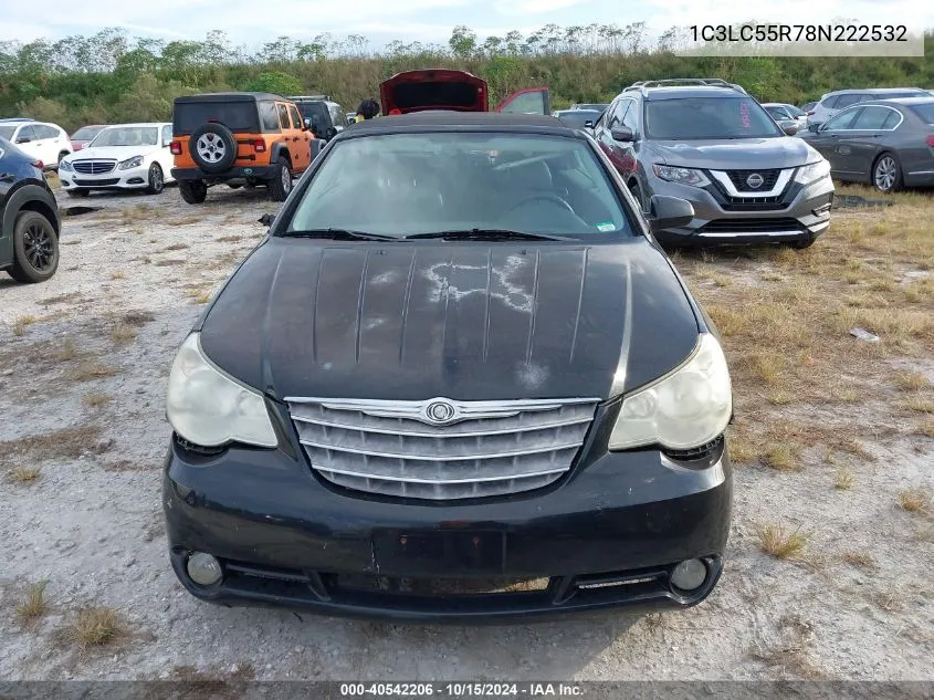 2008 Chrysler Sebring Touring VIN: 1C3LC55R78N222532 Lot: 40542206