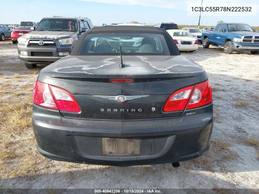 2008 Chrysler Sebring Touring VIN: 1C3LC55R78N222532 Lot: 40542206