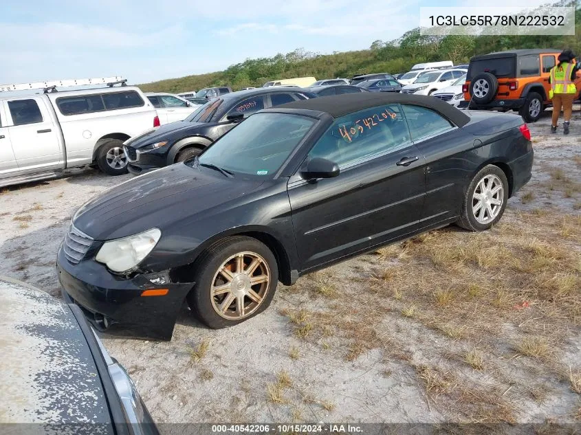 2008 Chrysler Sebring Touring VIN: 1C3LC55R78N222532 Lot: 40542206