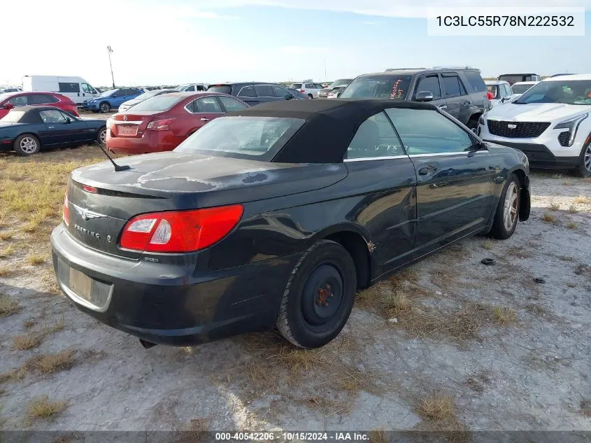 2008 Chrysler Sebring Touring VIN: 1C3LC55R78N222532 Lot: 40542206