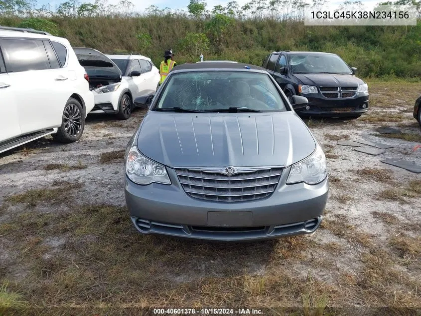 2008 Chrysler Sebring Lx VIN: 1C3LC45K38N234156 Lot: 40601378