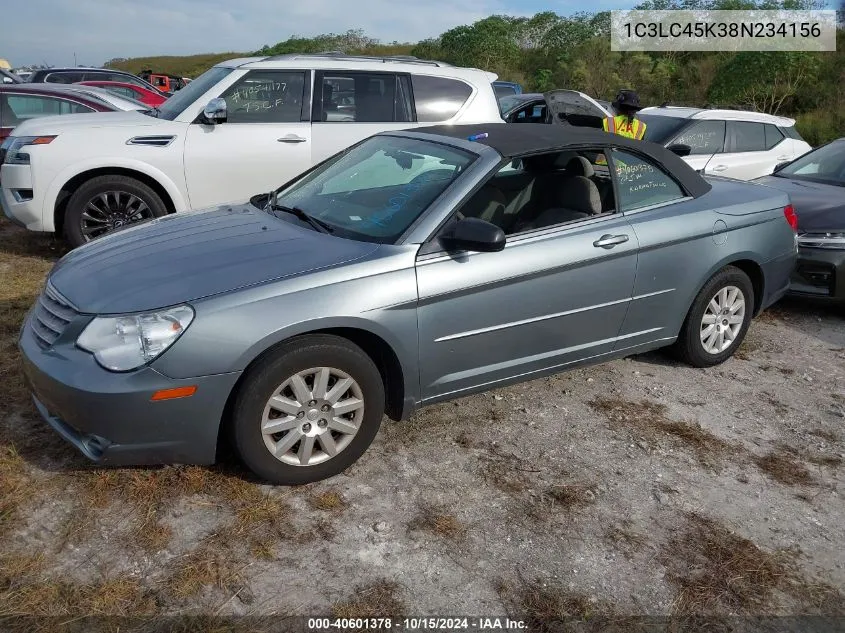 2008 Chrysler Sebring Lx VIN: 1C3LC45K38N234156 Lot: 40601378