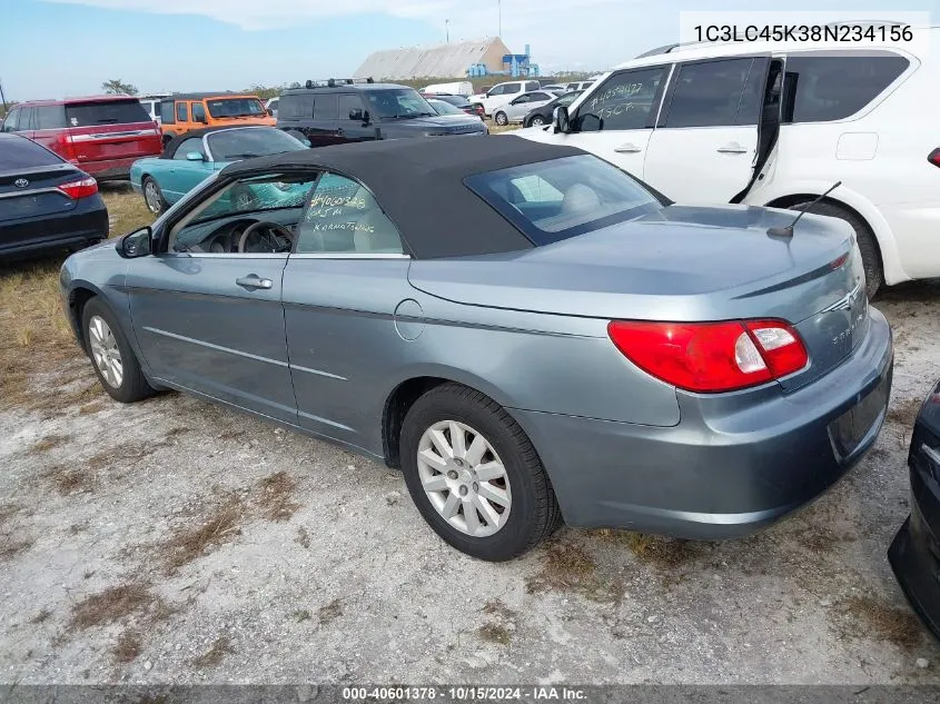 2008 Chrysler Sebring Lx VIN: 1C3LC45K38N234156 Lot: 40601378