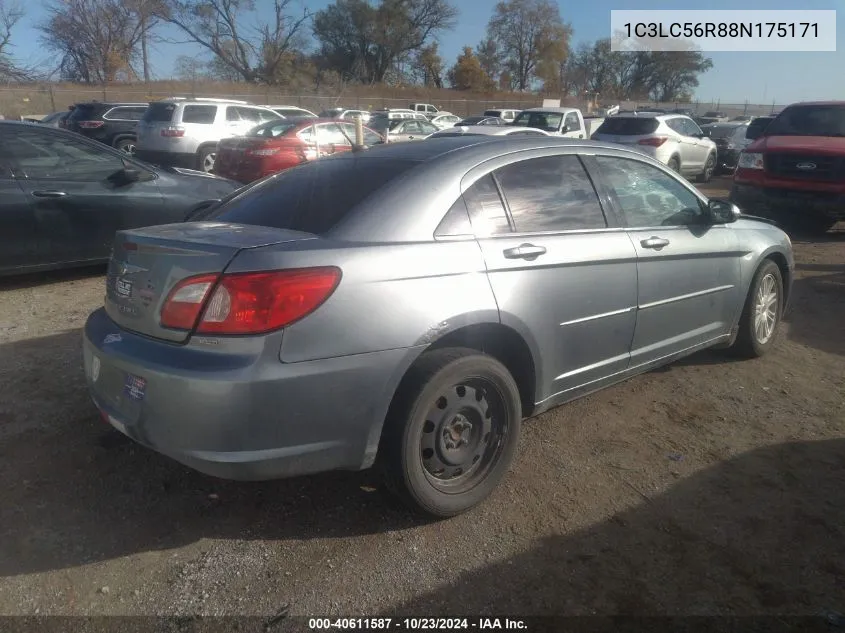 2008 Chrysler Sebring Touring VIN: 1C3LC56R88N175171 Lot: 40611587