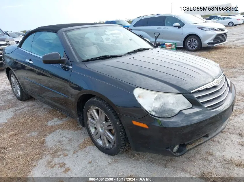 2008 Chrysler Sebring Limited VIN: 1C3LC65M68N668892 Lot: 40612590