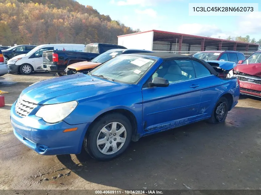 2008 Chrysler Sebring Lx VIN: 1C3LC45K28N662073 Lot: 40689111