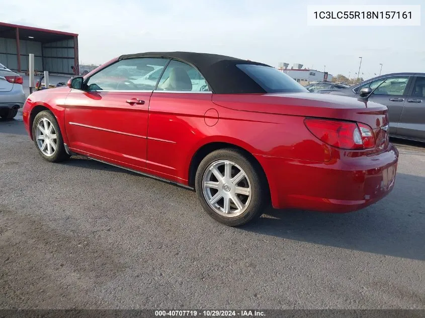 2008 Chrysler Sebring Touring VIN: 1C3LC55R18N157161 Lot: 40707719