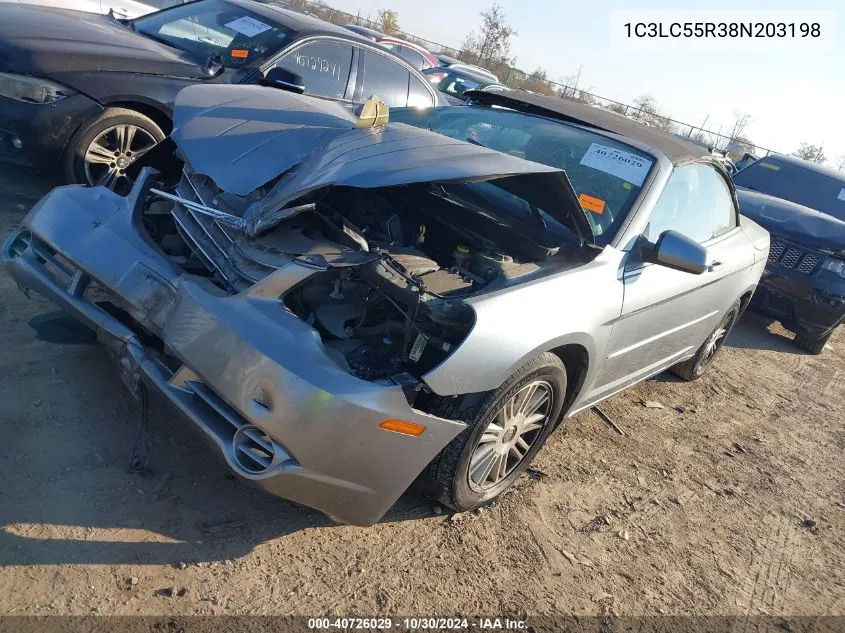 1C3LC55R38N203198 2008 Chrysler Sebring Touring