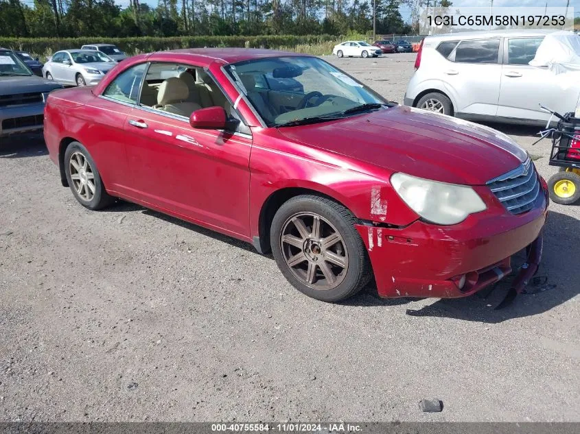 2008 Chrysler Sebring Limited VIN: 1C3LC65M58N197253 Lot: 40755584