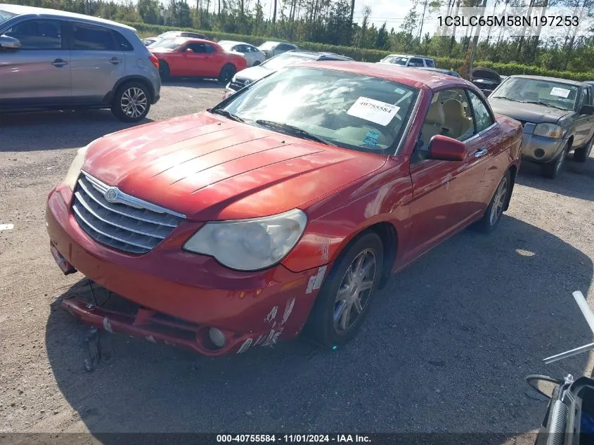 2008 Chrysler Sebring Limited VIN: 1C3LC65M58N197253 Lot: 40755584