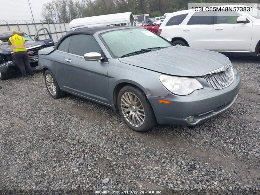 2008 Chrysler Sebring Limited VIN: 1C3LC65M48N573831 Lot: 40799133