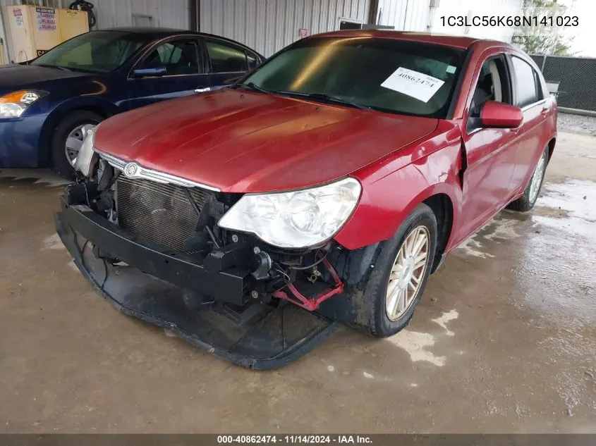 2008 Chrysler Sebring Touring VIN: 1C3LC56K68N141023 Lot: 40862474