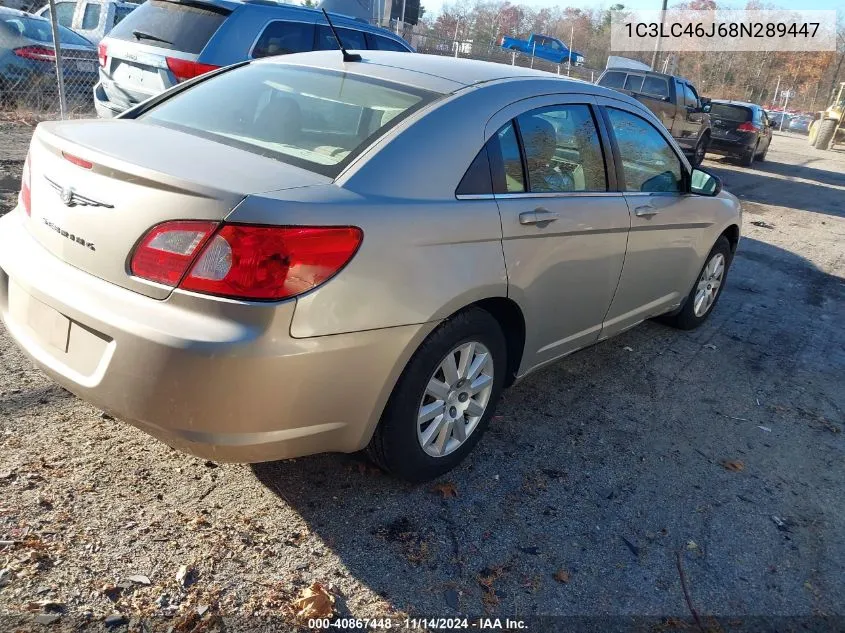 2008 Chrysler Sebring Lx VIN: 1C3LC46J68N289447 Lot: 40867448