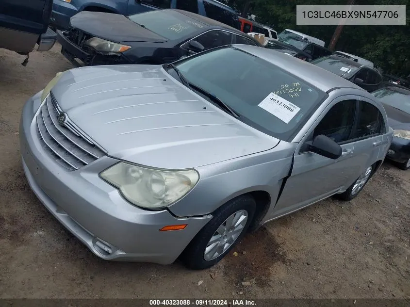 2009 Chrysler Sebring Lx VIN: 1C3LC46BX9N547706 Lot: 40323088