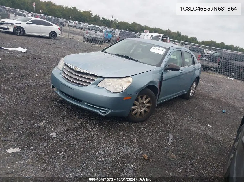 2009 Chrysler Sebring Lx VIN: 1C3LC46B59N531364 Lot: 40471573