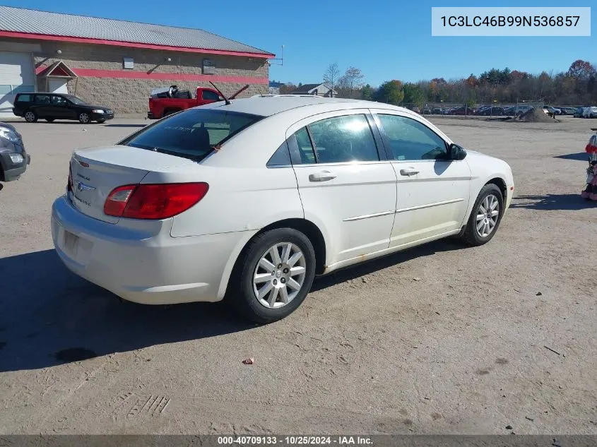 2009 Chrysler Sebring Lx VIN: 1C3LC46B99N536857 Lot: 40709133