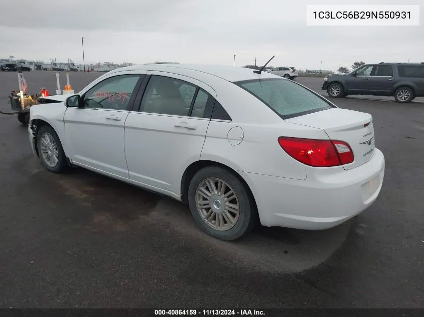 2009 Chrysler Sebring Touring VIN: 1C3LC56B29N550931 Lot: 40864159