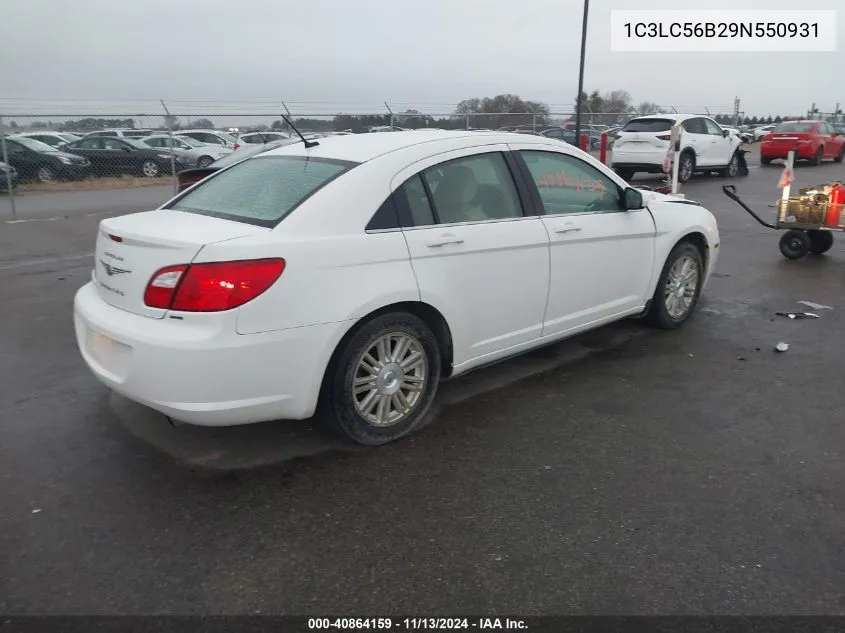 2009 Chrysler Sebring Touring VIN: 1C3LC56B29N550931 Lot: 40864159