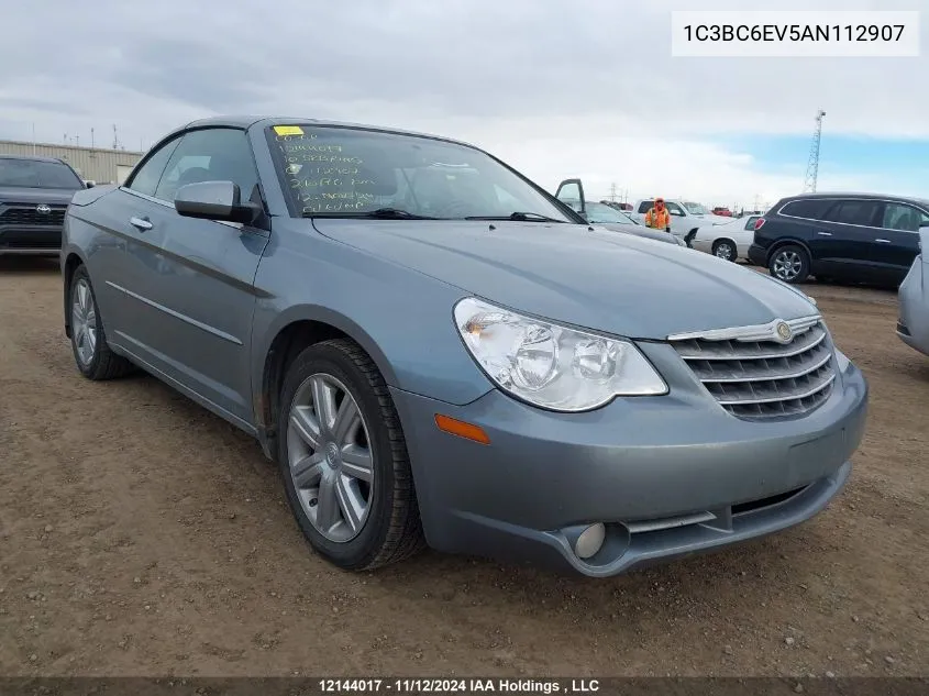 2010 Chrysler Sebring Limited VIN: 1C3BC6EV5AN112907 Lot: 12144017