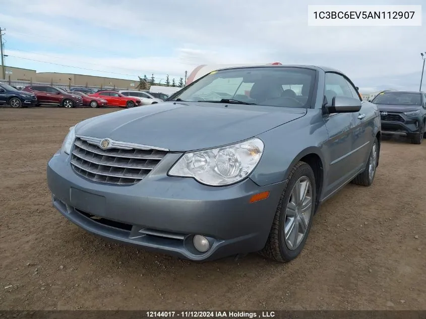 2010 Chrysler Sebring Limited VIN: 1C3BC6EV5AN112907 Lot: 12144017