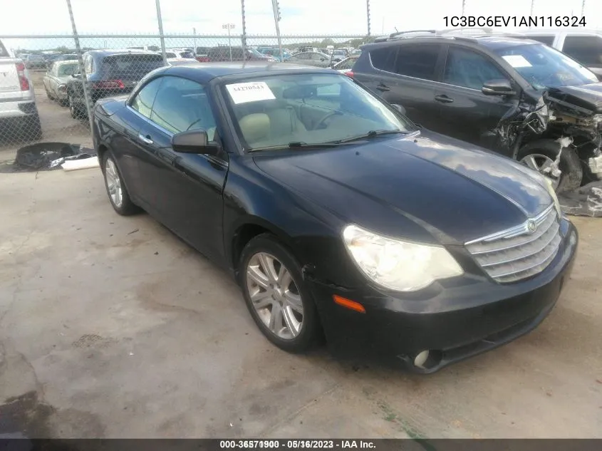 1C3BC6EV1AN116324 2010 Chrysler Sebring Limited