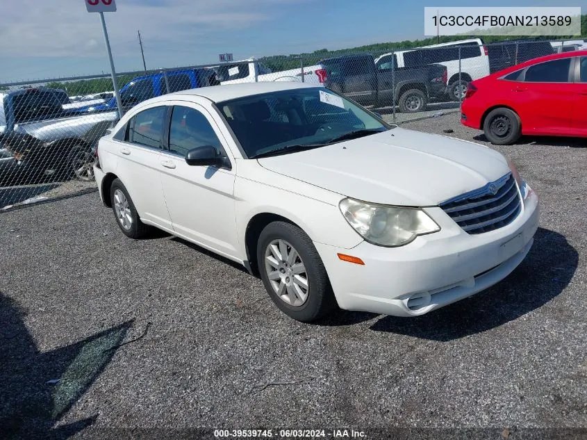 2010 Chrysler Sebring Touring VIN: 1C3CC4FB0AN213589 Lot: 39539745